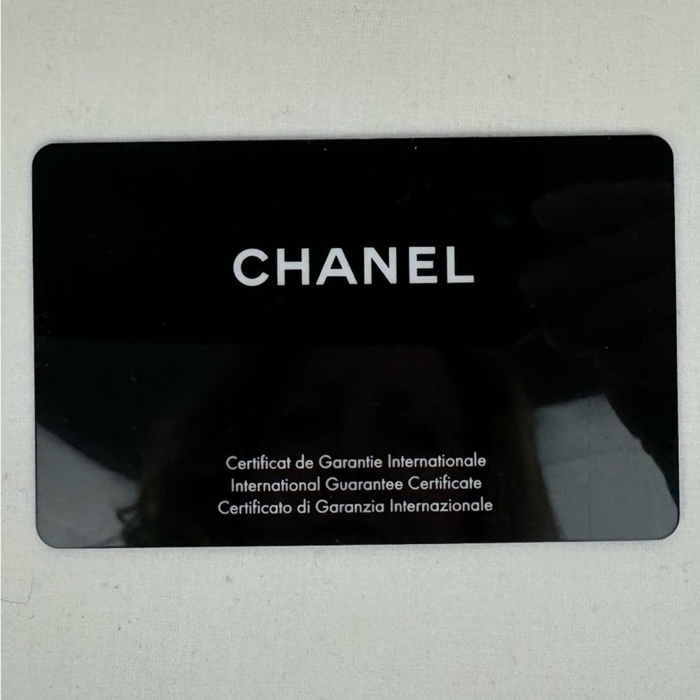 Chanel Authenticity card